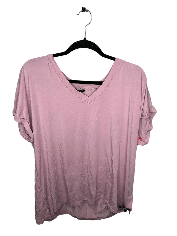 Sports Trend Top Short Sleeve By Banana Republic In Purple, Size: 2x