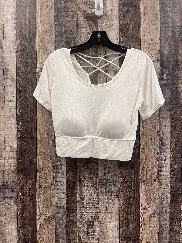 Cute Style Top Short Sleeve By Cmf In White, Size: 3x
