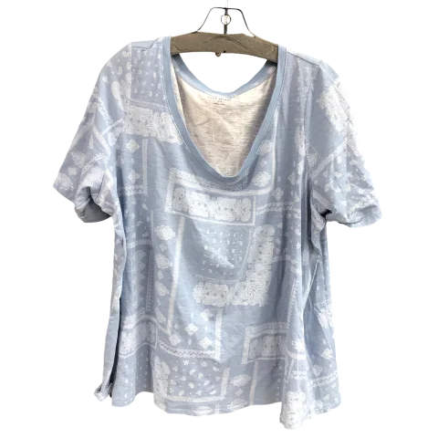 Trendy Comfort Top Short Sleeve By Lane Bryant In Tie Dye Print, Size: 3x
