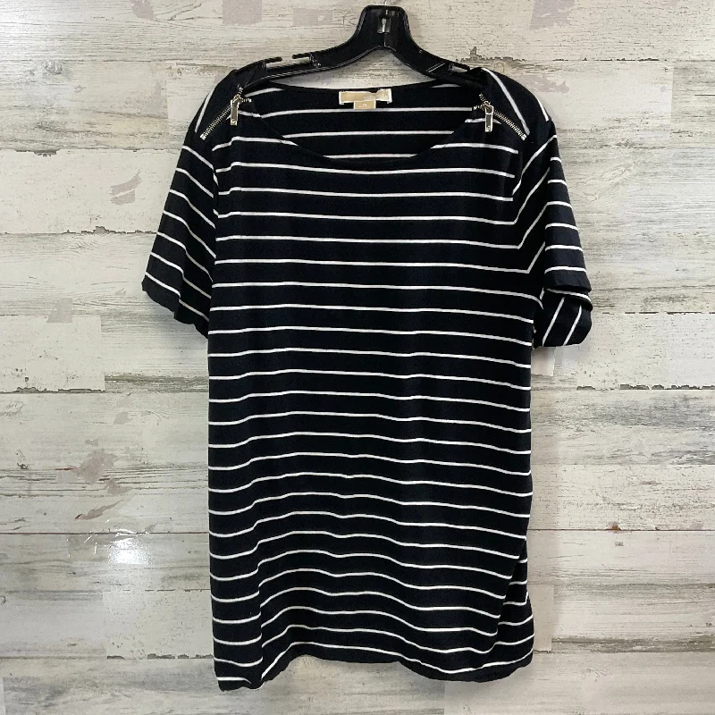 Timeless Comfort Top Short Sleeve By Michael By Michael Kors In Black, Size: 2x