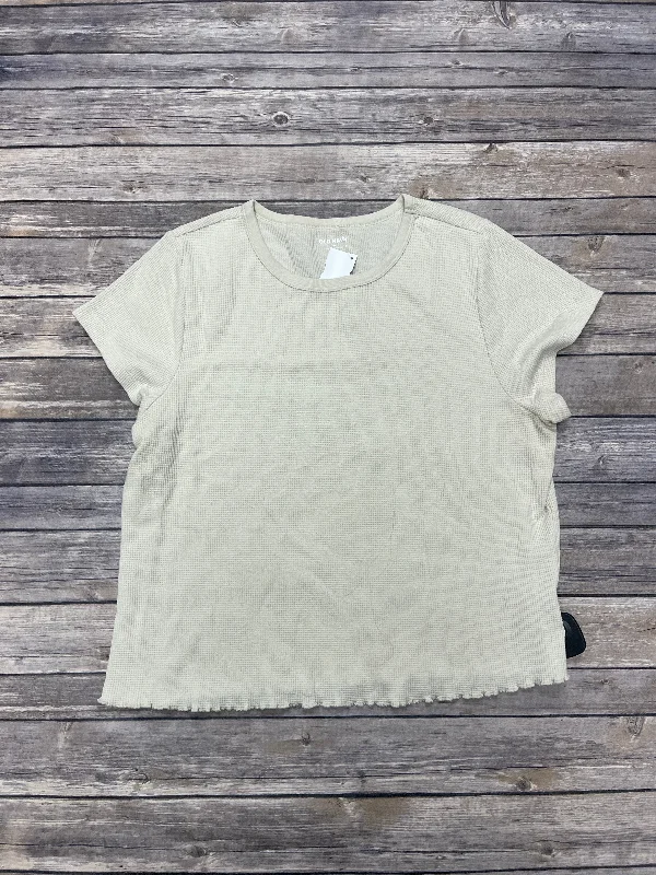 New Autumn And Winter Styles Top Short Sleeve By Old Navy In Beige, Size: Xxl