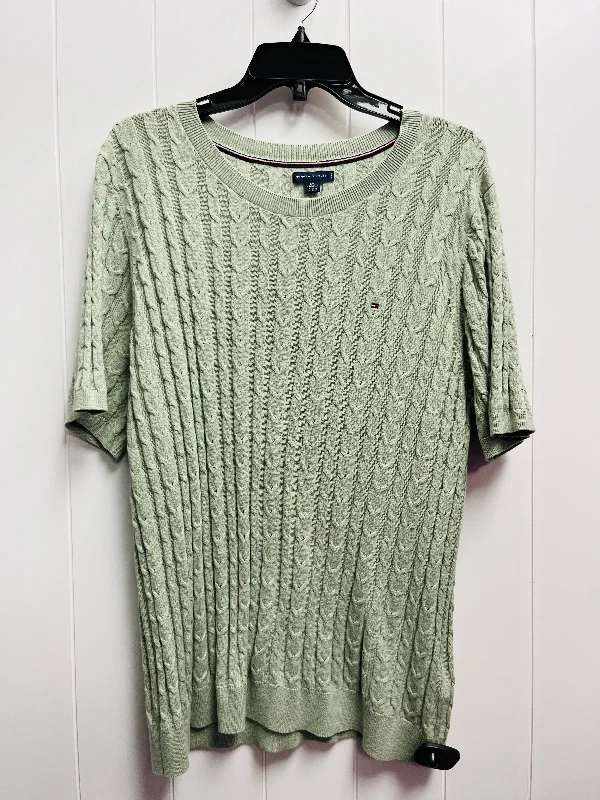 Summer Comfort Top Short Sleeve By Tommy Hilfiger In Green, Size: 2x