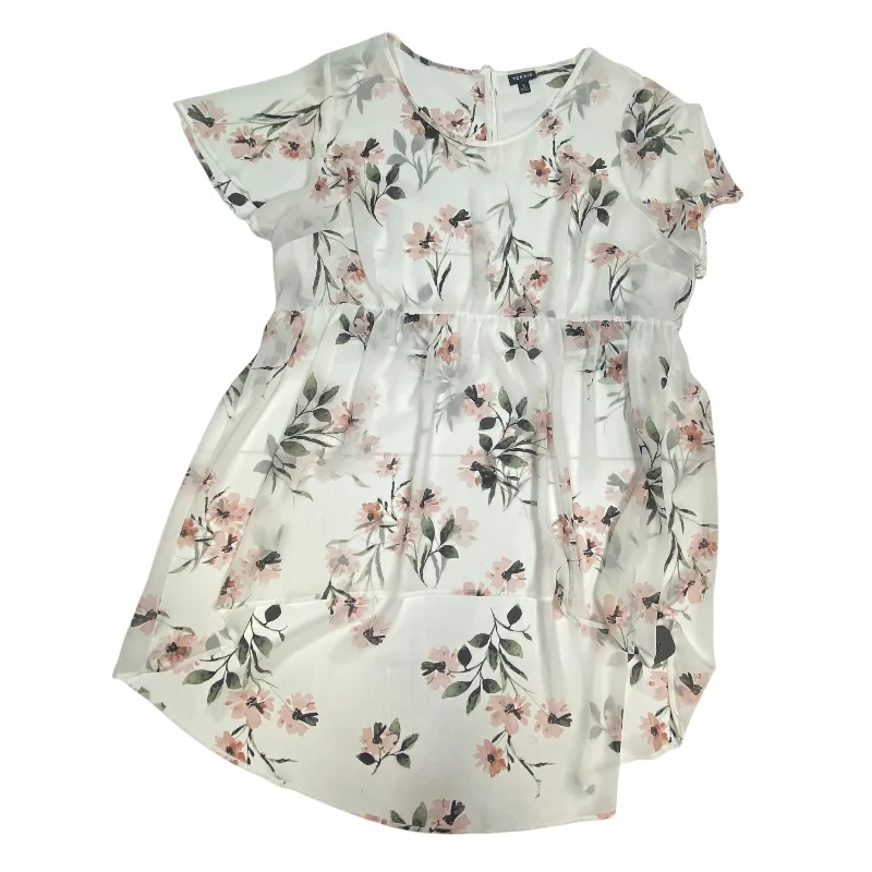 Sweet Style Tunic Short Sleeve By Torrid In White, Size: 3x