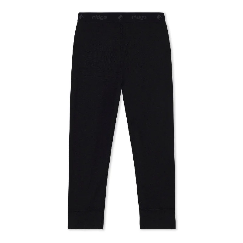 Comfortable Tops Women's Inversion Heavyweight Merino Wool Base Layer Bottoms - 3/4 Length