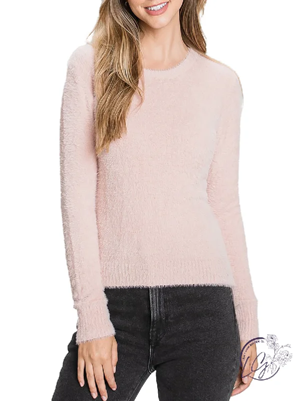 Soft Relaxation Wear Almost There Fuzzy Sweater