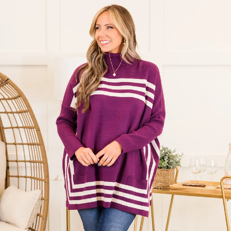 Fresh And Natural Anything For My Baby Tunic, Eggplant