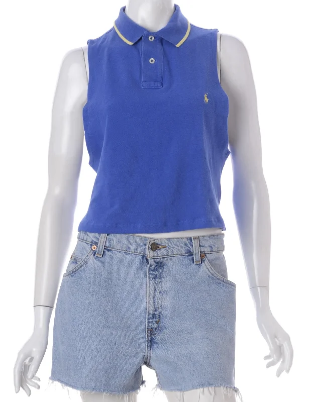 Cozy Chic Wear Label Upcycled Ralph Lauren Eva Polo Vest