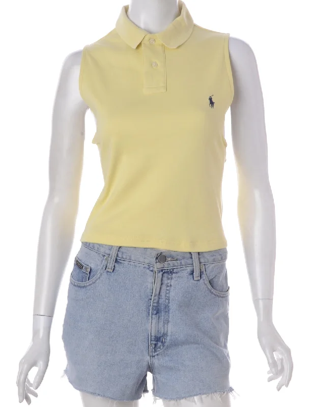 Relaxed Dresses Label Upcycled Ralph Lauren Eva Polo Vest