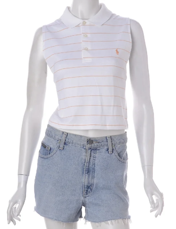 Trendy Casuals Label Upcycled Ralph Lauren Eva Polo Vest