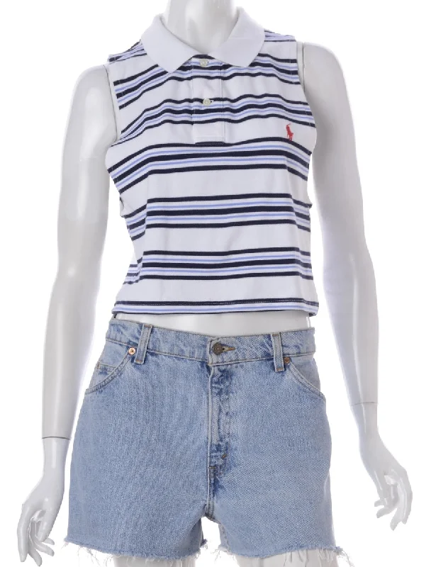 Trendy Looks Label Upcycled Ralph Lauren Eva Polo Vest