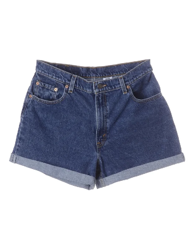 Soft Casuals Label Willow Rolled Hem Denim Shorts
