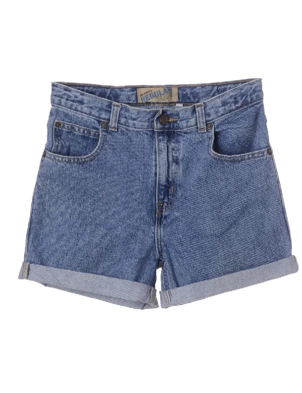 Comfy Pants Label Willow Rolled Hem Denim Shorts
