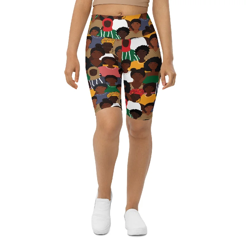 Free Design Black History Celebration Biker Shorts