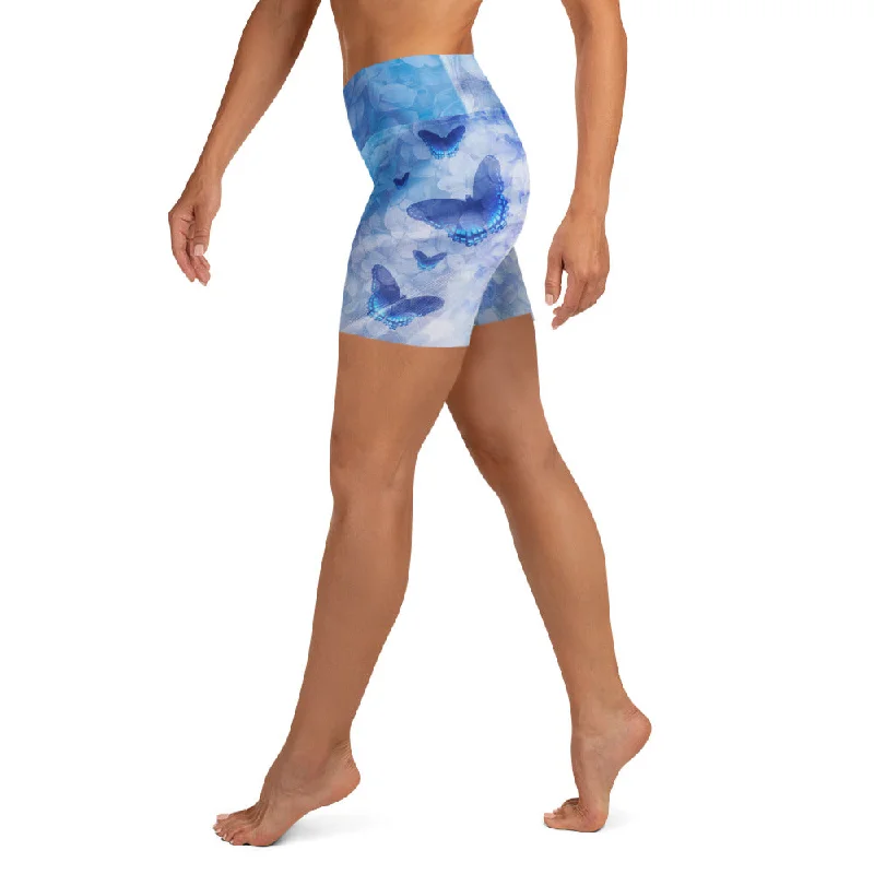 Celebrity Style Butterfly Dream Yoga Shorts