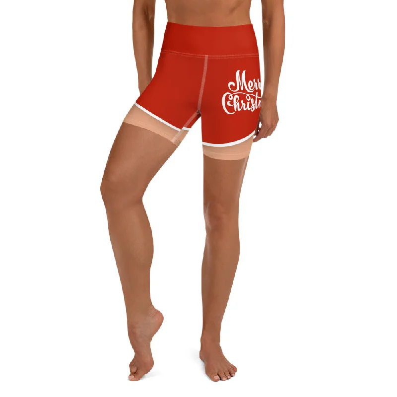 Casual And Casual Christmas Shorts Yoga Shorts