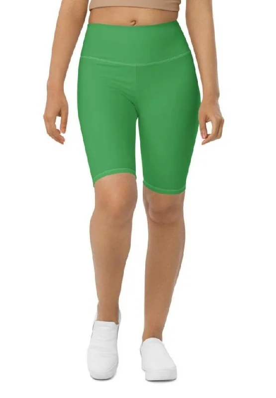 Quality Tailoring Clover Green Biker Shorts