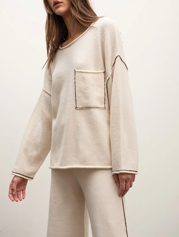 Diamond Series Cozy Days Long Sleeve Loungewear Top