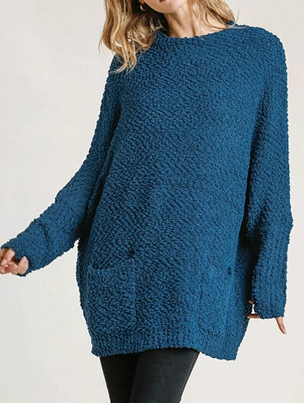 Fresh And Elegant Stay Awhile Tunic Sweater
