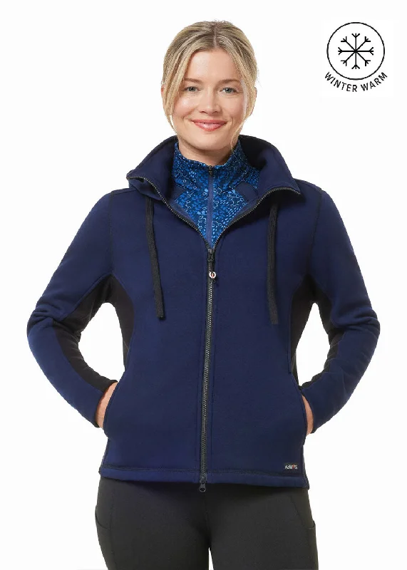 Fashion Must-have Double Take Full Zip Fleece Hoodie