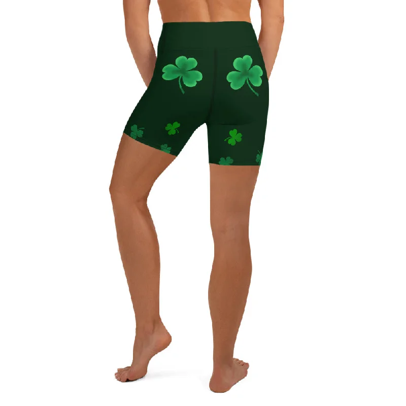 Soft Style Irish Luck Yoga Shorts