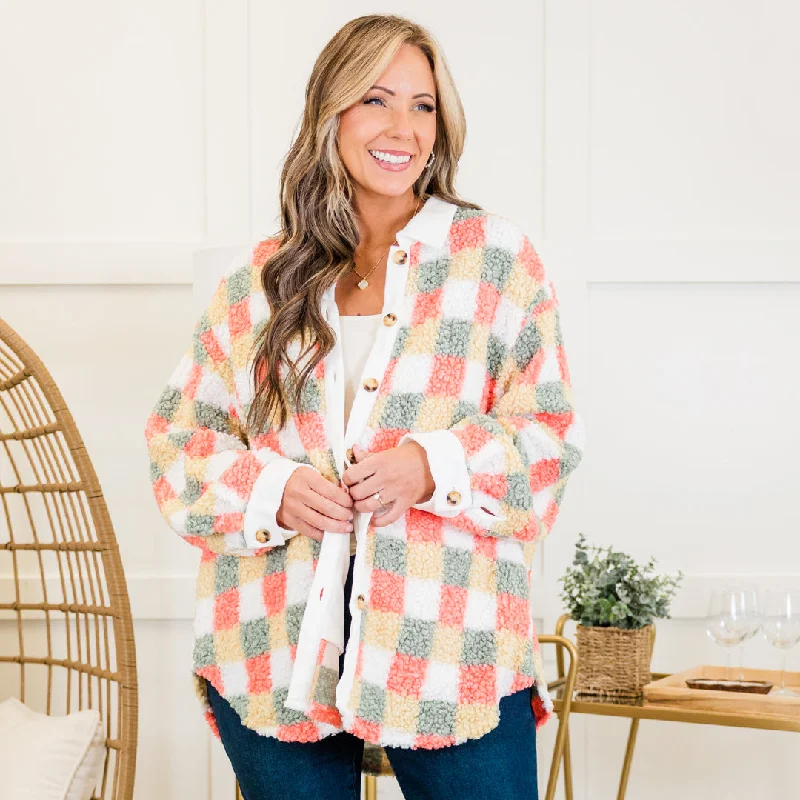 Trendy Wear I've Been Dreaming Shacket, Sage