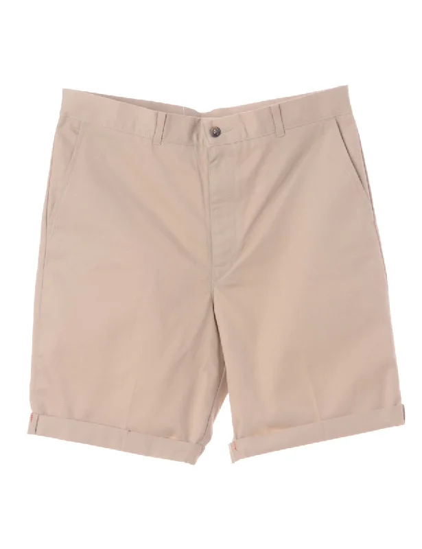 Soft Fabric Looks Label Tommy Roll Hem Shorts