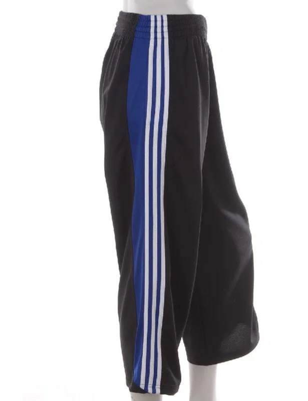 Exquisite Fabrics Label Upcycled Adidas Mel Cropped Track Pants