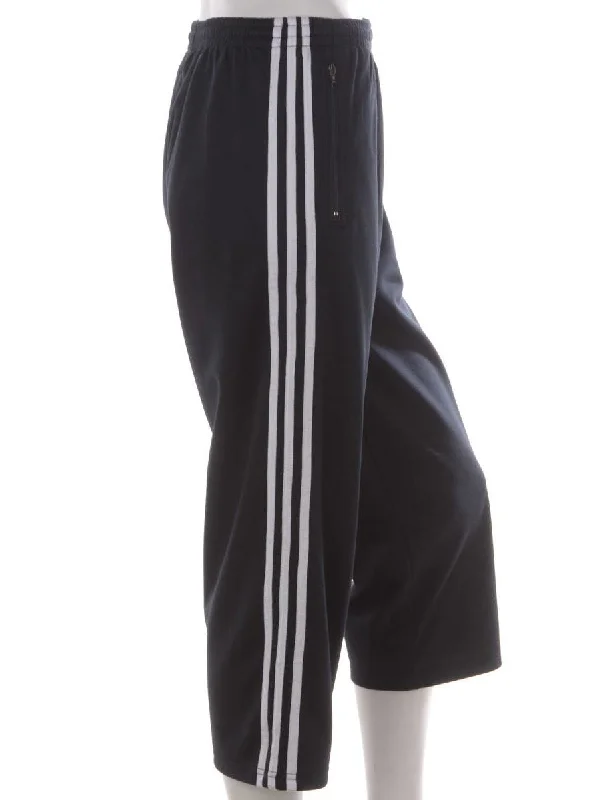 Feminine Charm Label Upcycled Adidas Mel Cropped Track Pants