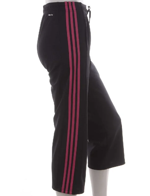 Classic And Versatile Label Upcycled Adidas Mel Cropped Track Pants