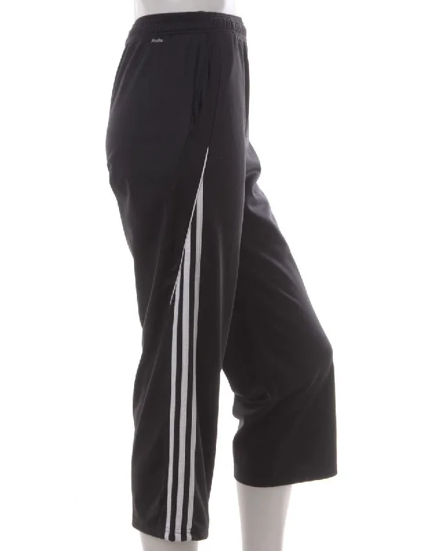 Comfortable And Cold-proof Label Upcycled Adidas Mel Cropped Track Pants