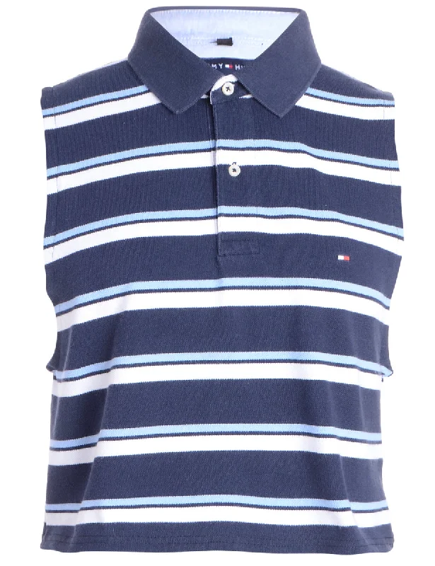 Casual And Versatile Label Upcycled Tommy Hilfiger Eva Polo Vest