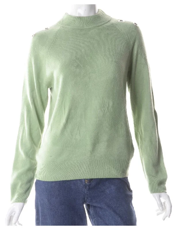 Cozy Fit Wear Label Vivienne Turtleneck With Eyelets