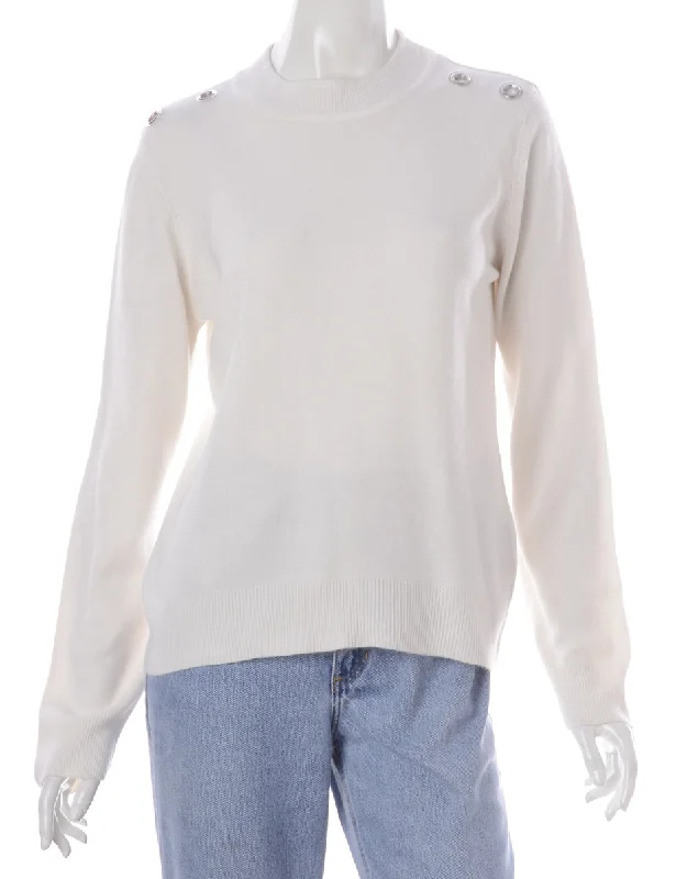 Breezy Style Label Vivienne Turtleneck With Eyelets