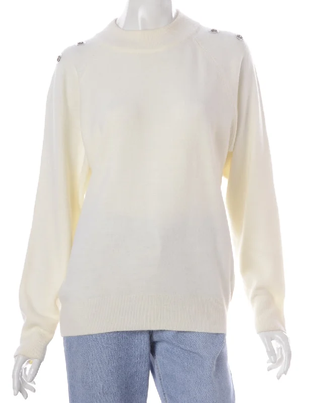 Cozy Sweaters Label Vivienne Turtleneck With Eyelets