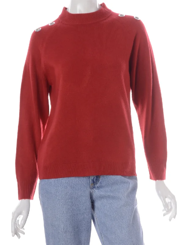 Layered Comfort Label Vivienne Turtleneck With Eyelets