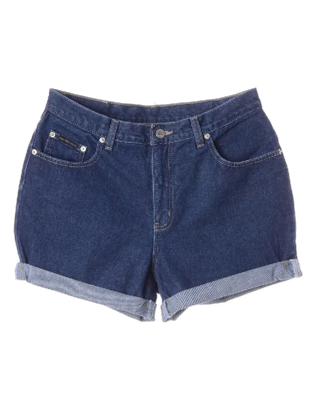 Ultra-lightweight Label Willow Rolled Hem Denim Shorts