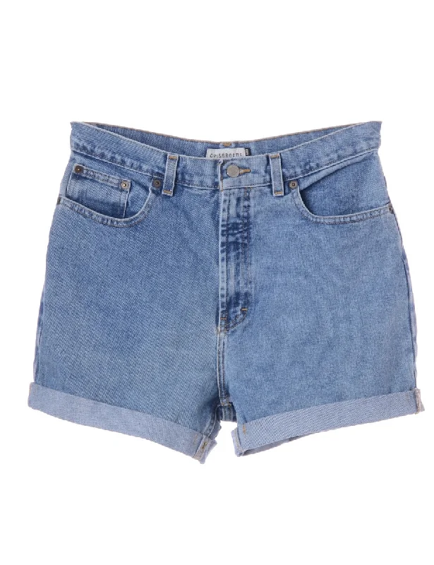 Stretch Design Label Willow Rolled Hem Denim Shorts