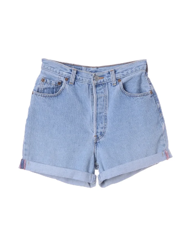 High Street Style Label Willow Rolled Hem Denim Shorts