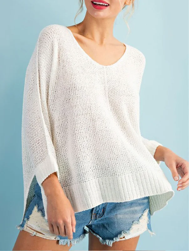 Free And Casual More to Say Knit Sweater