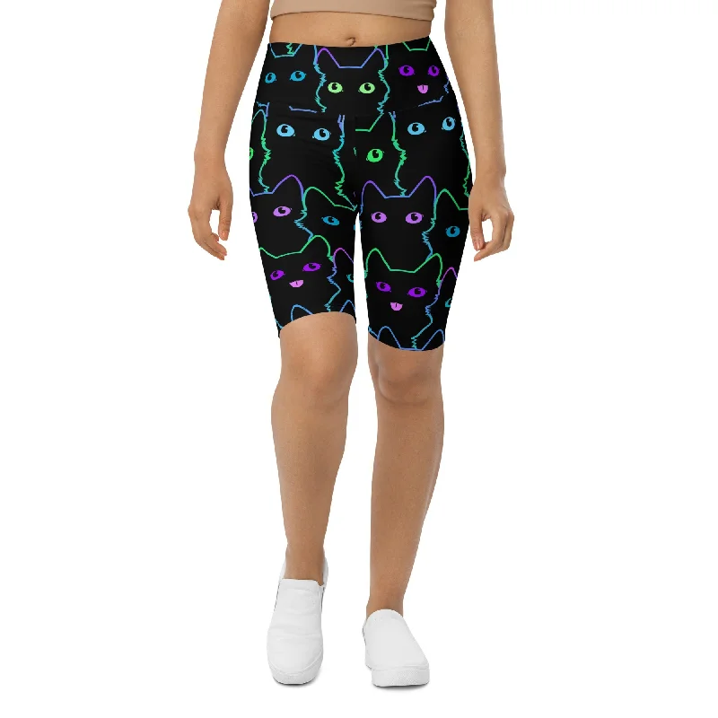 Dressing Tips Mystic Halloween Cats Biker Shorts