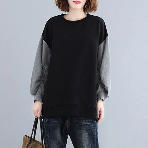 Comfortable Fashion Looks New Arrival 2020 Simple Style Female Oversized Loose Casual Pullovers Hoodies