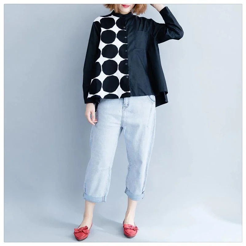 Comfortable Mind OMyChic Cotton Linen Spring Vintage Korean Plus Size Casual Loose Blusas Shirt Women Elegant Blouse 2020 Clothes Ladies Tops