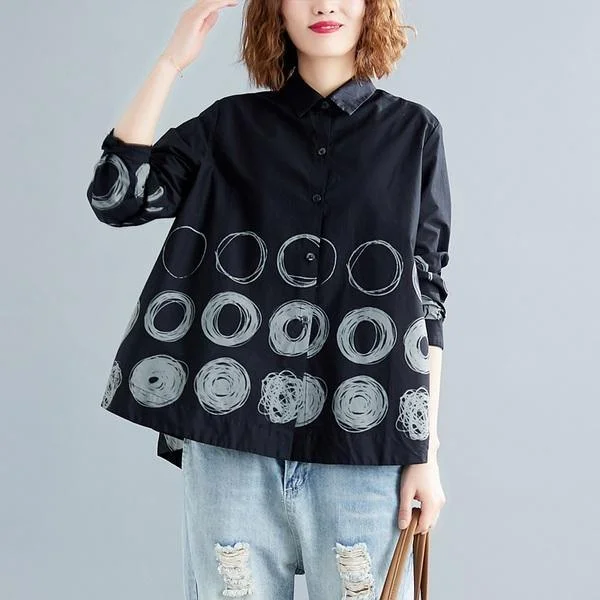 Summer Selection omychic cotton linen spring vintage plus size Casual loose shirt women elegant blouse 2020 clothes ladies tops streetwear