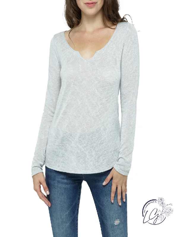 Warm Chic Outfits Remembering the Days Knit Long Sleeve Tops