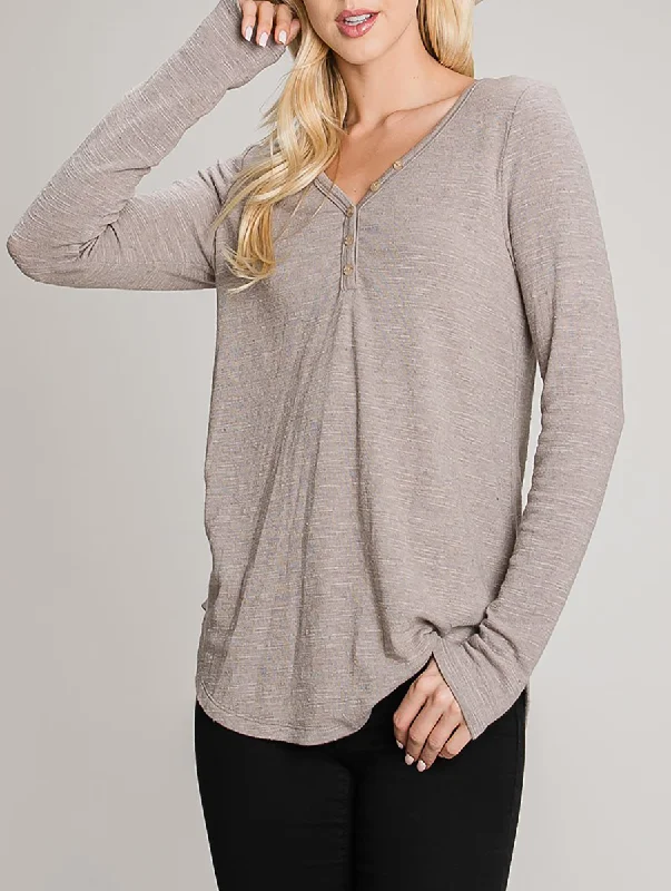 Casual Street Season of Cozy Long Sleeve Top