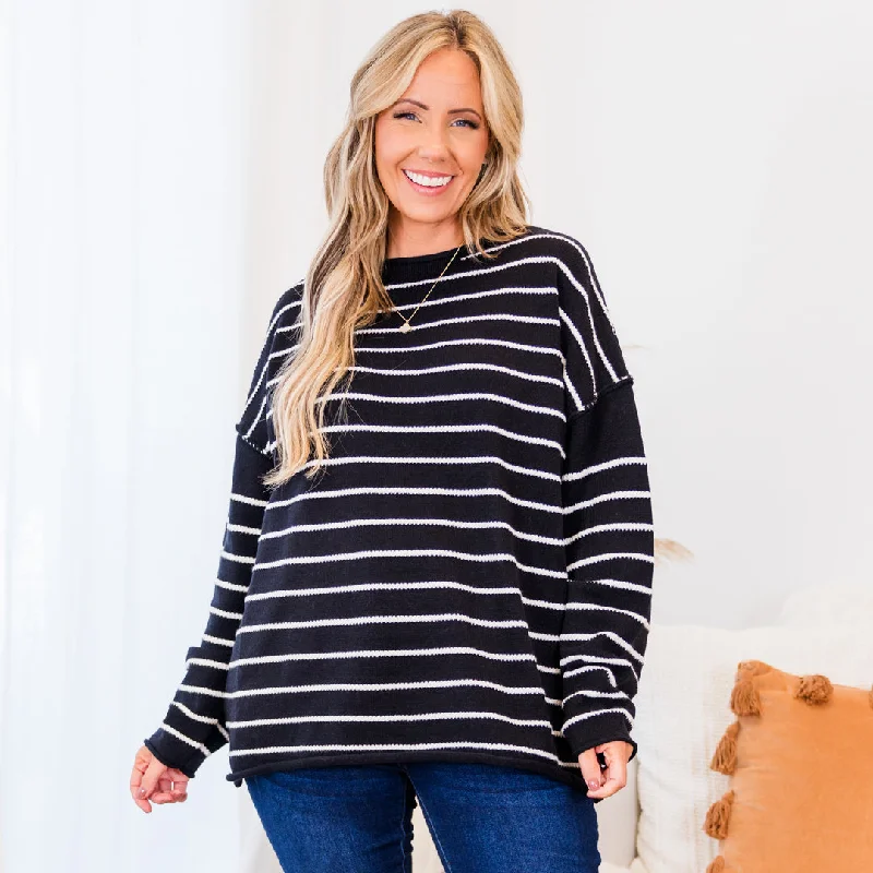 Leisure Sports Slumber Party Time Sweater, Black
