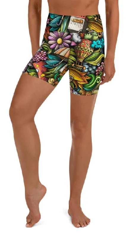 Casual Choice Springtime Yoga Shorts