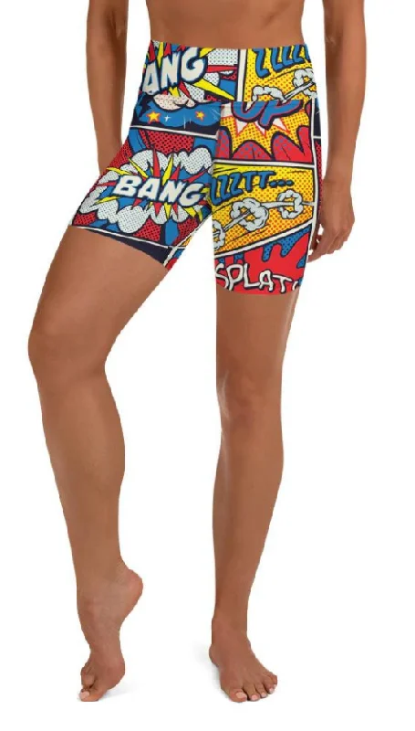 Sports Trend Superhero Comics Yoga Shorts