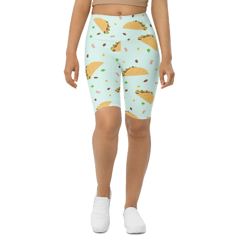 Stylish Ease Tacos Biker Shorts