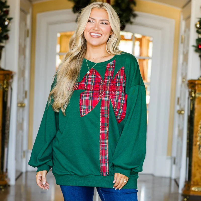 Celebrity Picks Wrapped With Love Pullover, Green